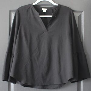 J Crew Blouse w/ Bell Sleeve